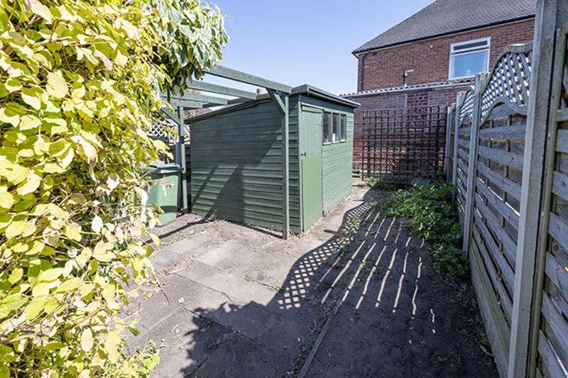 REAR GARDEN and SHED